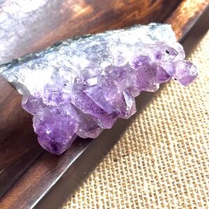 Amethyst Crystal Cluster Home Accent